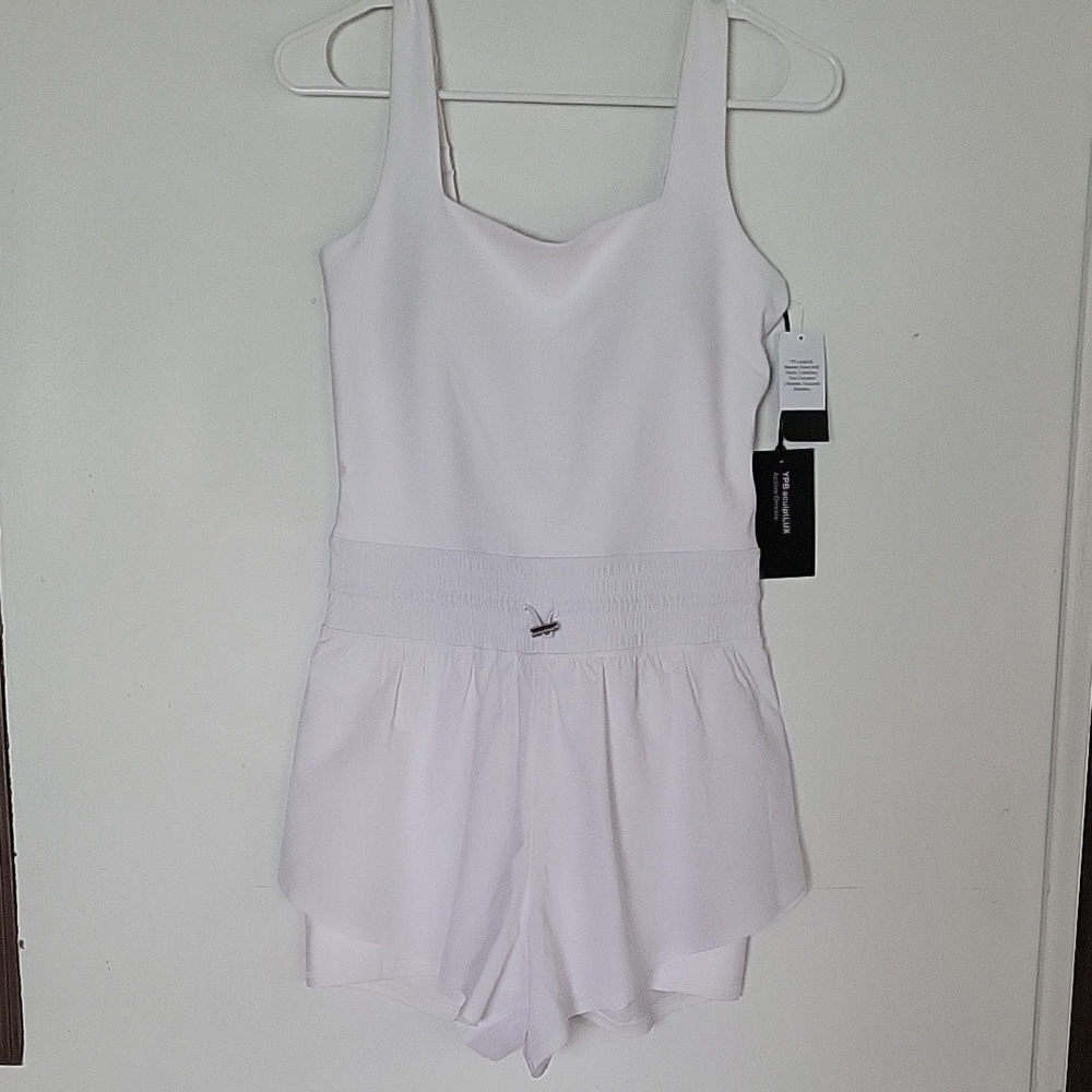 YPB White Sleeveless Romper Size M